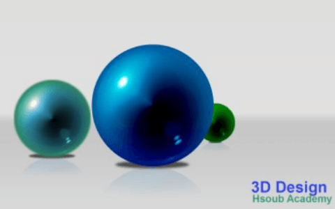 مزيد من المعلومات حول "تصميم كرة ثلاثية الأبعاد ملونة باستخدام photoshop"