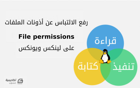 مزيد من المعلومات حول "شرح أذونات الملفات (File permissions) على لينكس ويونكس"