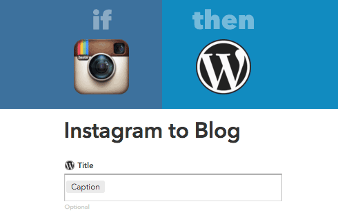 كيفية مشاركة الصور من Instagram على موقع ووردبريس باستخدام IFTTT  Insta-wp-title.png.1fd79f003ce60e79df785d49ac11175a
