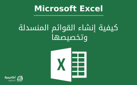 مزيد من المعلومات حول "كيفية إنشاء القوائم المنسدلة وتخصيصها في Microsoft Excel"