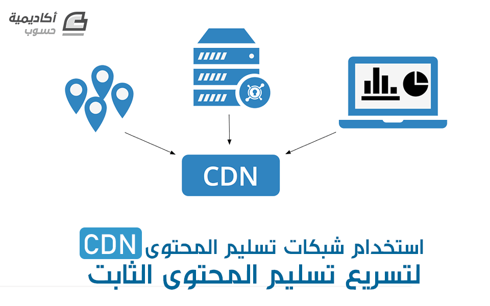 مزيد من المعلومات حول "استخدام شبكات تسليم المحتوى CDN لتسريع تسليم المحتوى الثابت"