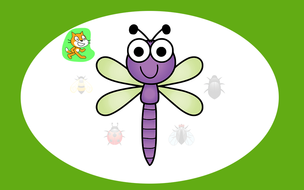 مزيد من المعلومات حول "برمجة لعبة اليعسوب آكل الحشرات باستخدام سكراتش"
