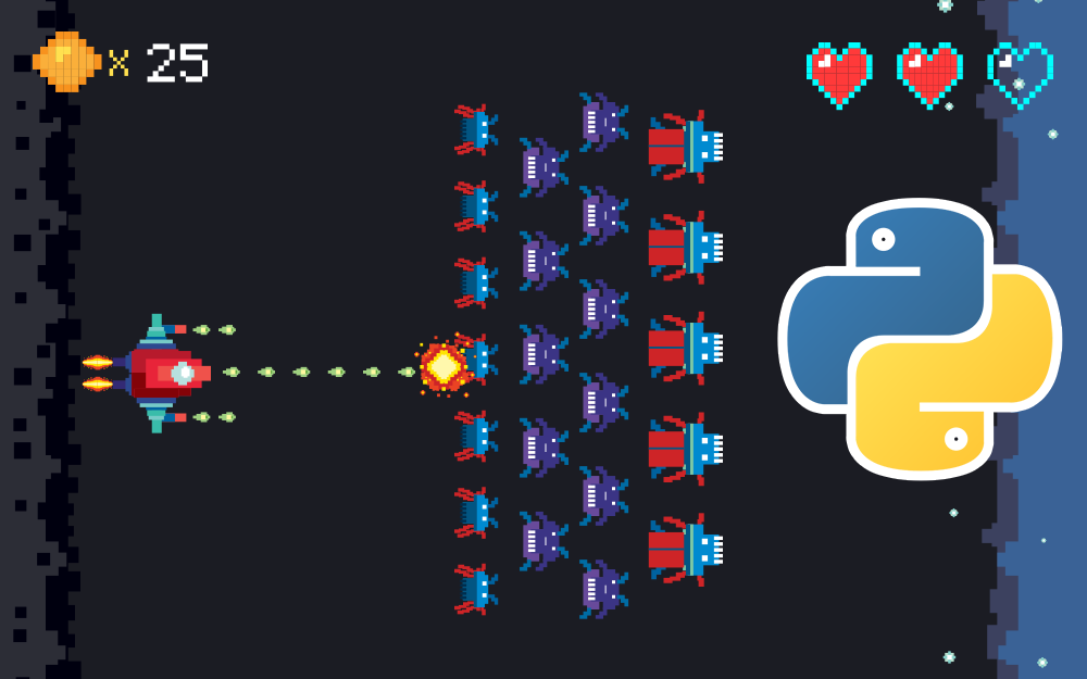 مزيد من المعلومات حول "إضافة آليات القذف إلى اللعبة المطورة بلغة بايثون"