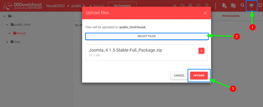 011 - إعداد الاستضافة العامة لنظام Joomla 11.png
