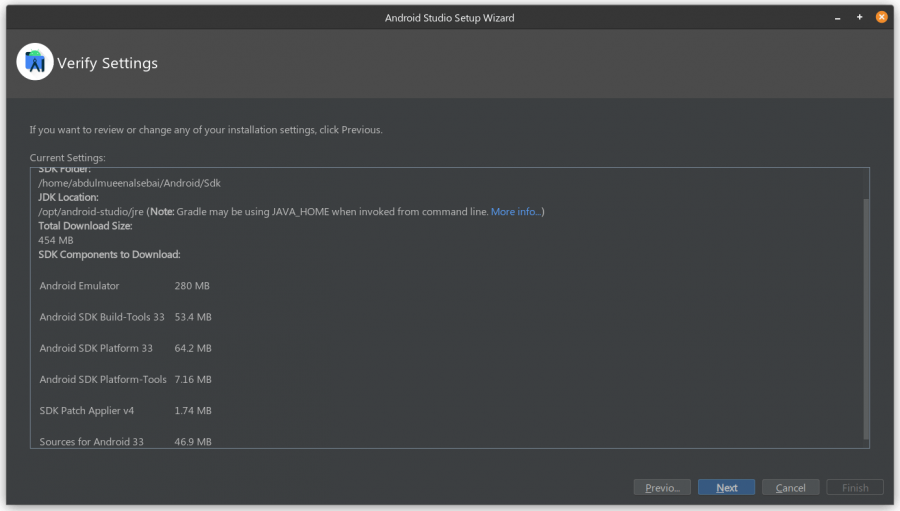 تثبيت أندرويد ستوديو Android Studio الخطوة 4