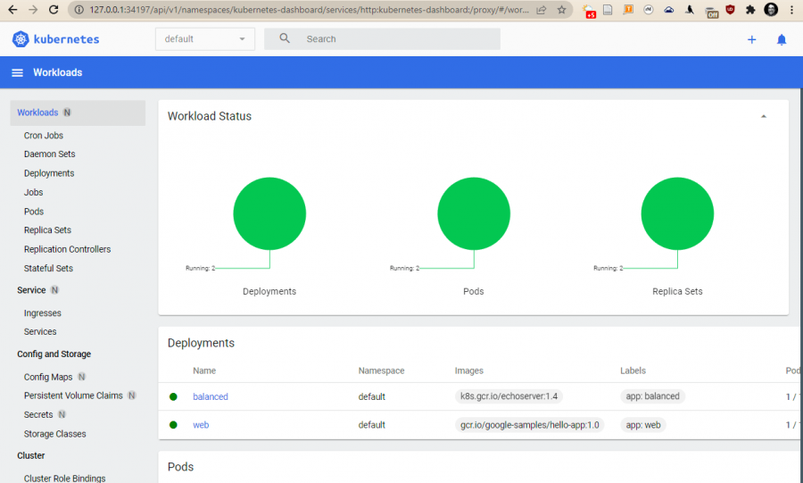 img01 kubernetes dashboard