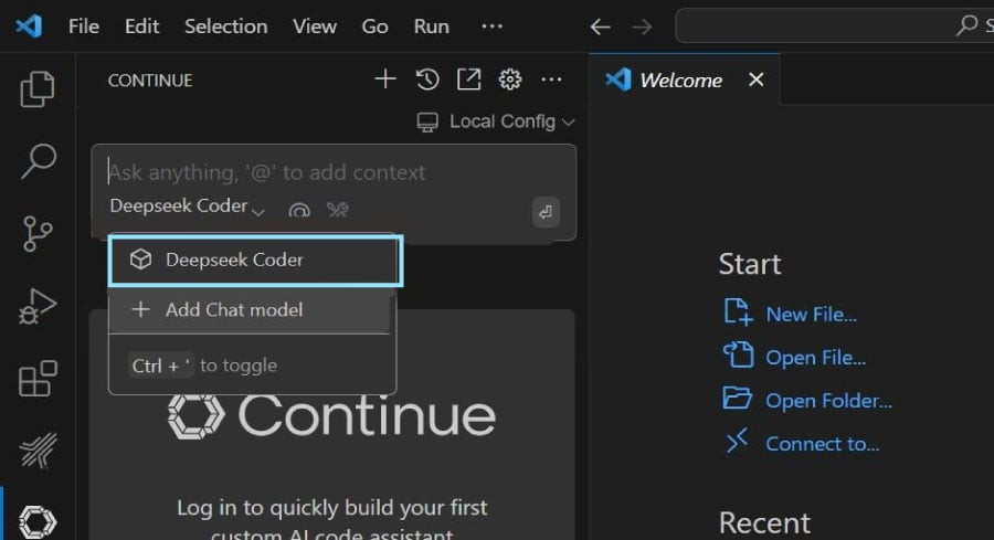 ظهور أداة DeepSeek Coder في محرر الأكواد VS Code.jpg
