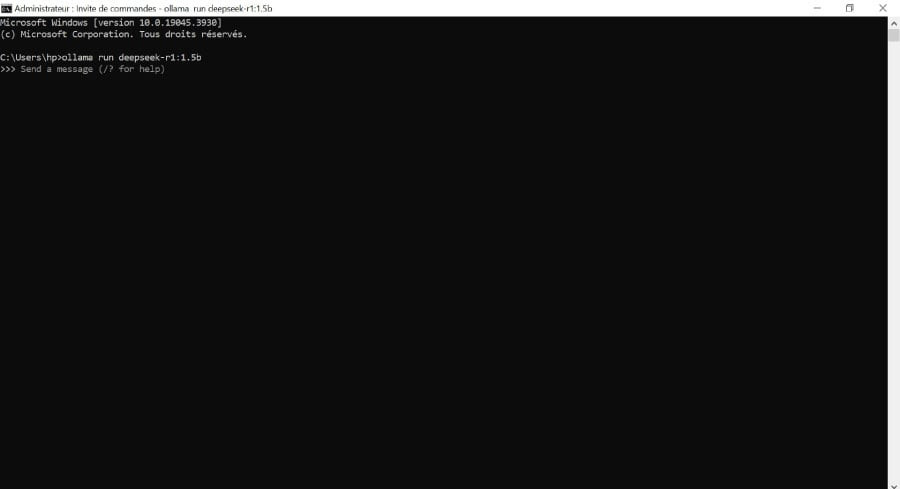 لصق تعليمة ollama run deepseek-r1.1.5b.jpg